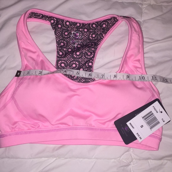 Pink Lotus Pink High Impact Sports Bra - Picture 7 of 9